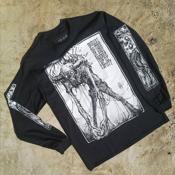 Coffee & Philosophy: Camus Unisex Long Sleeve T-Shirt: MEDIUM