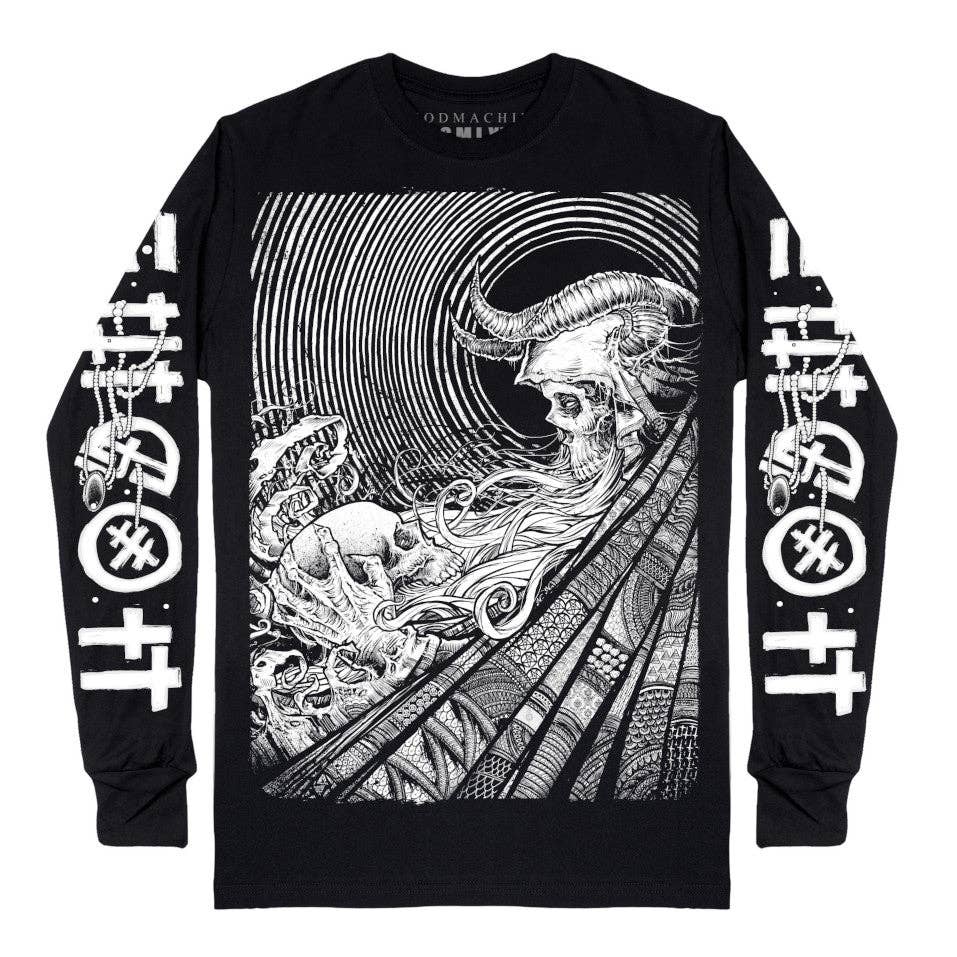 Portrait of a Lady Unisex Long Sleeve T-Shirt: MEDIUM