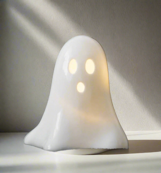 Ceramic light up ghost